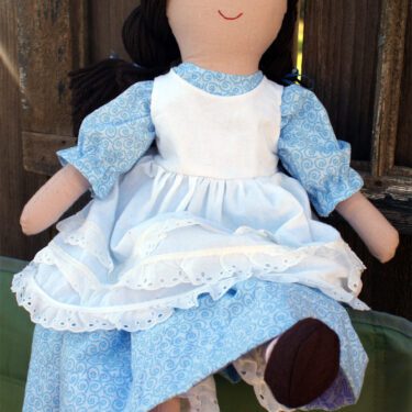 Playful Prudence Rag Doll Sewing Pattern Muse Of The Morning Hand