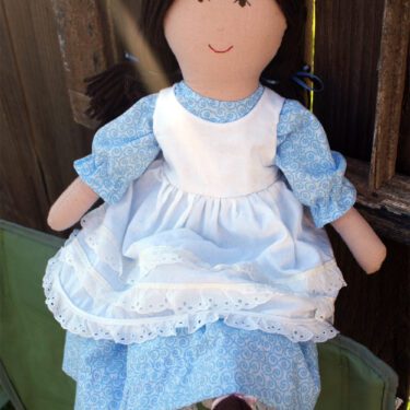 Playful Prudence Rag Doll Sewing Pattern Muse Of The Morning Hand