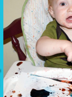 How To Teach A Baby To Paint from Muse of the Morning