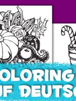 Holiday Coloring Pages auf Deutsch from Muse of the Morning