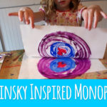 Kandinsky Inspired Monoprints