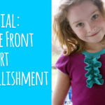 Tutorial: Ruffle Front T-shirt Embellishment