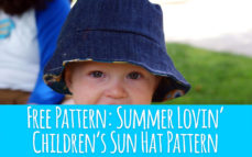 Free Pattern: Summer Lovin’ Children’s Sun Hat Pattern