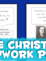 Free Christmas Quotes Copywork Pages from Muse of the Morning