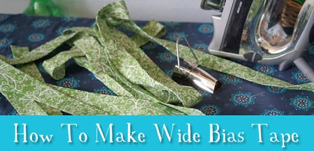 How To Make Wide Bias Tape – A Tutorial – Muse of the Morning ~ PDF ...