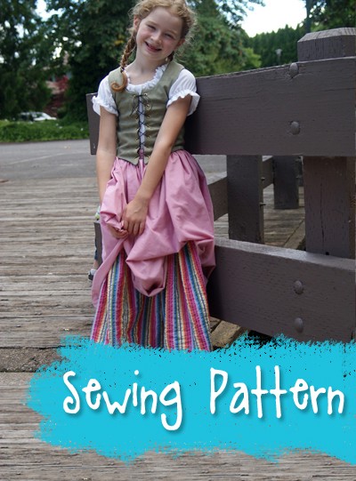 Renaissance Maiden Complete Outfit Sewing Pattern from Muse of the Morning