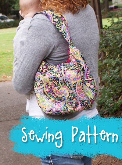 Sling It Mama Simple Purse Sewing Pattern from Muse of the Morning