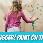 Big Messy Art: Paint on the Walls!