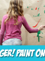 Big Messy Art: Paint on the Walls! from Muse of the Morning