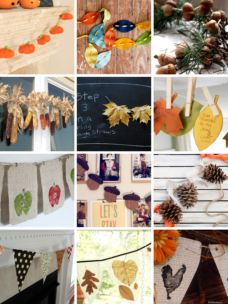 Fall Buntings and Banners round up from Muse of the Morning