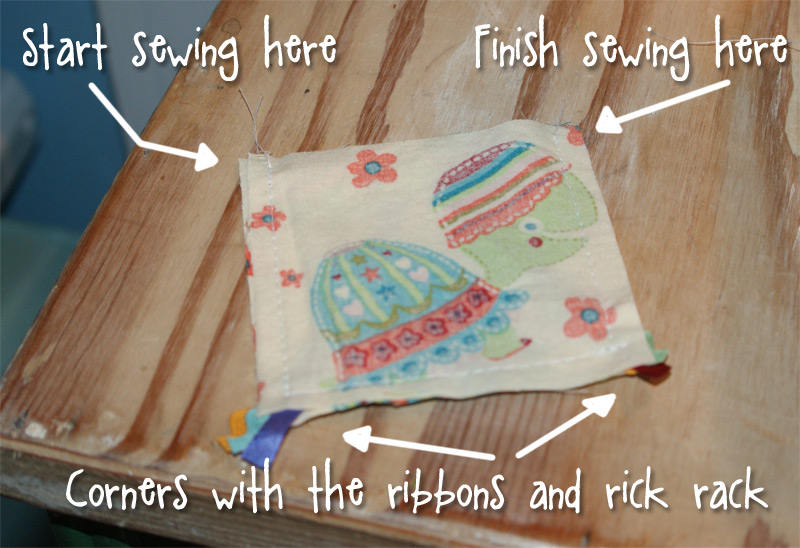 Adorable Triangle Bean Bag Tutorial written by Muse of the Morning for Fleece Fun - great toddler gift idea!