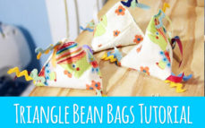 Triangle Bean Bags Tutorial