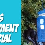 Felt TARDIS Ornament Tutorial – Guest Post for Crafting Con