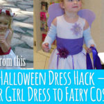 Halloween Dress Hack – Flower Girl Dress to Fairy Costume