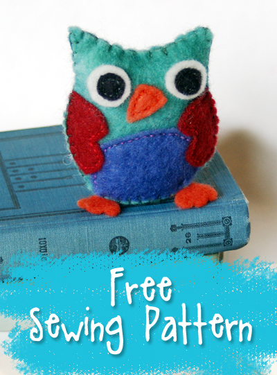 Wise Mr. Owl Free Hand Sewing Pattern F