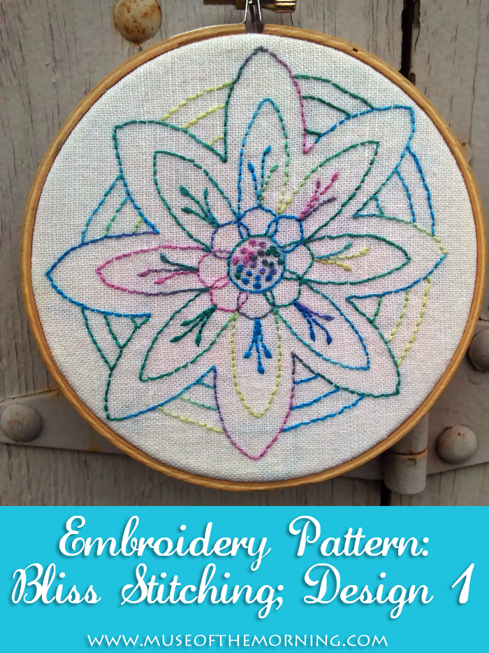 Stitching Bliss; Design 1 an embroidery design from Muse of the Morning