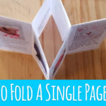 How To Fold A Single Page Zine