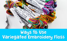 Ways to Use Variegated Embroidery Floss - an article from Muse of the Morning