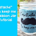 Mustache Jar Cozy