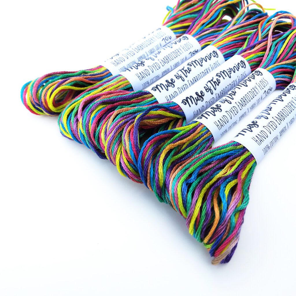 Floss Patterns Rainbow Variegated Embroidery Floss – Muse of the Morning – PDF Sewing ...