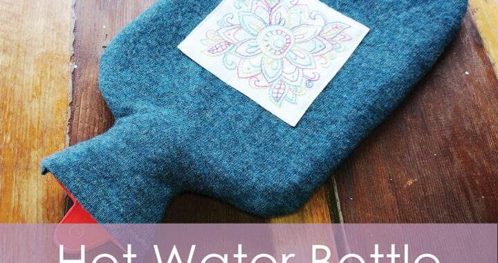 Hot Water Bottle Cozy Tutorial - a post from Muse of the Morning