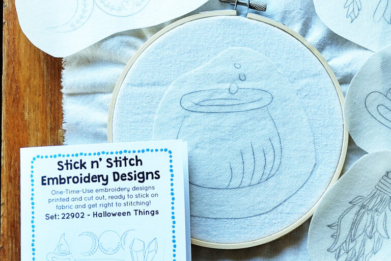 How to Use Stick And Stitch (aka Sulky Fabri-Solvy) – Muse of the Morning –  Hand Dyed Embroidery Floss & Fabric + PDF Embroidery Patterns