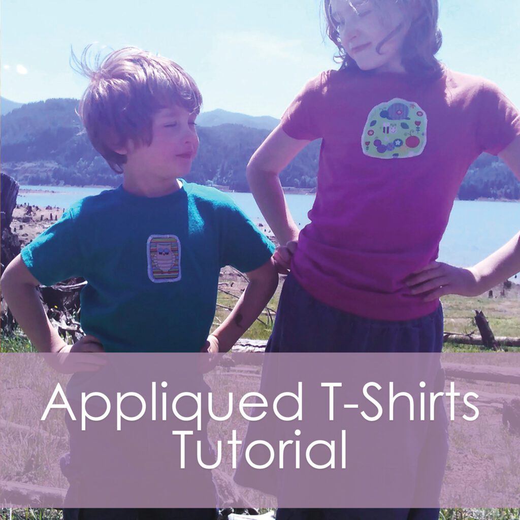 An Appliqued T-Shirt Tutorial from Muse of the Morning- make some fancy t-shirts really quickly!