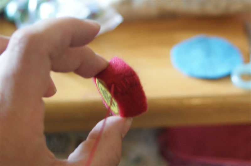 How to make a bottlecap pincushion -a tutorial from Muse of the Morning