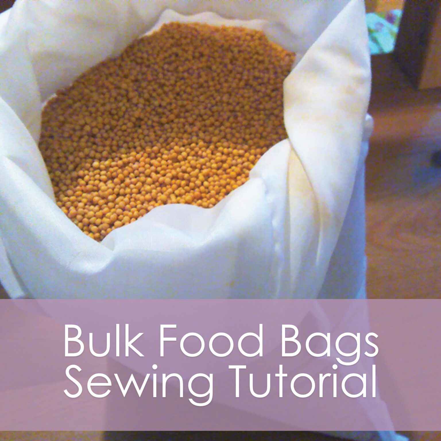 Sew Bulk Food Bags with this tutorial from Muse of the Morning