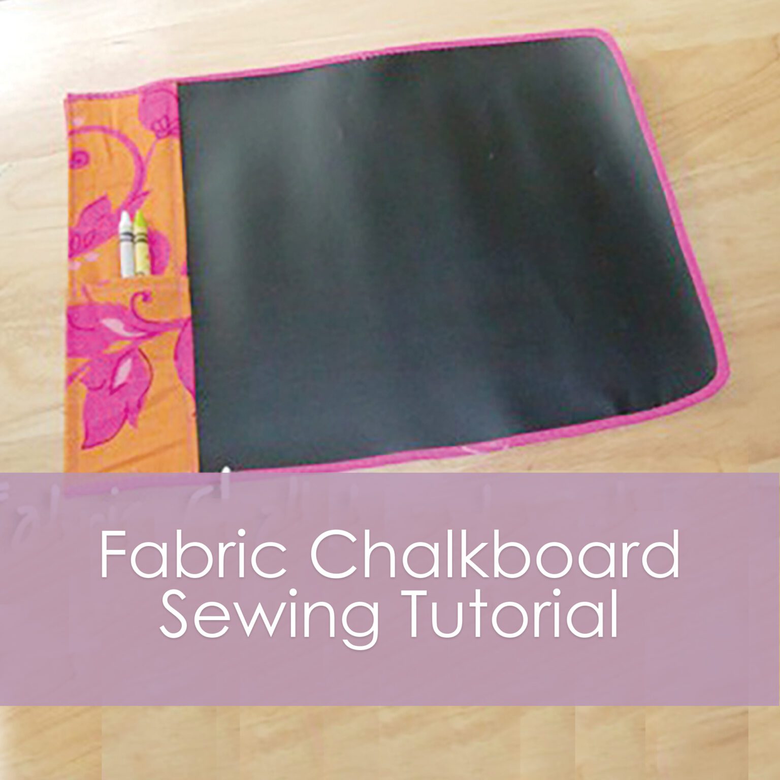 Fabric Chalkboard sewing tutorial from Muse of the Morning