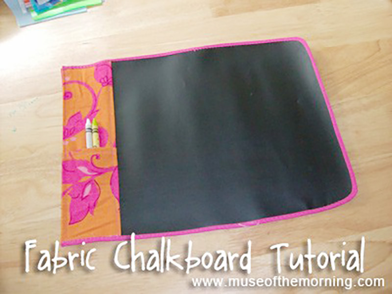 Fabric Chalkboard sewing tutorial from Muse of the Morning