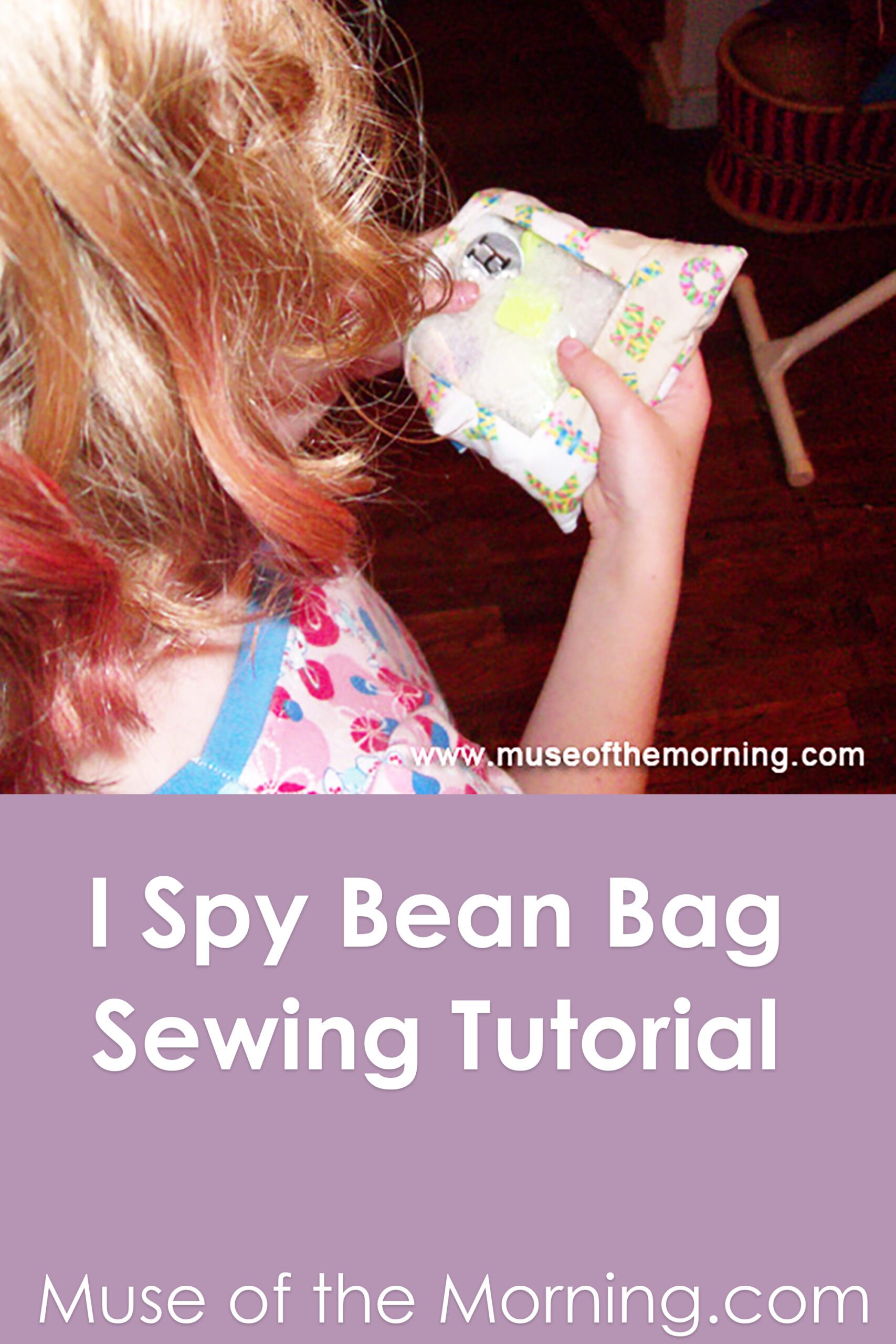 I Spy Bean Bag sewing tutorial from Muse of the Morning
