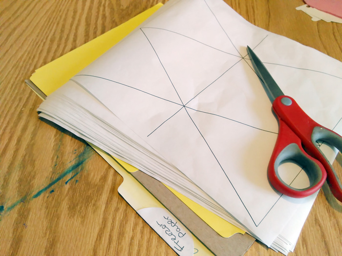 How to Cut Your Own Printable Freezer Paper Sheets - a tutorial from Muse of the Morning