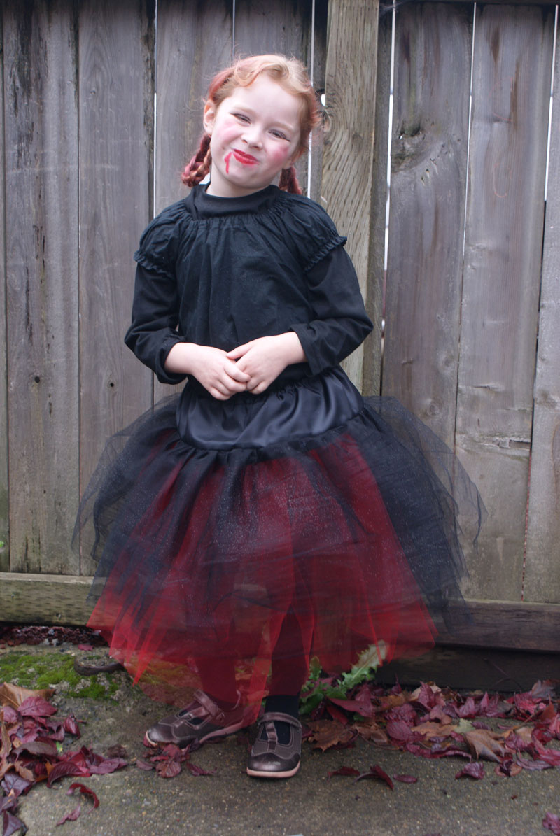 A Halloween Pattern Hack of the Ramblin' Raglan Sewing Pattern from Muse of the Morning
