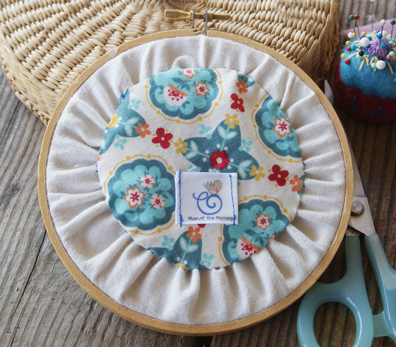 How to Finish the Backside of Your Hoop Art - a tutorial from Muse of the Morning