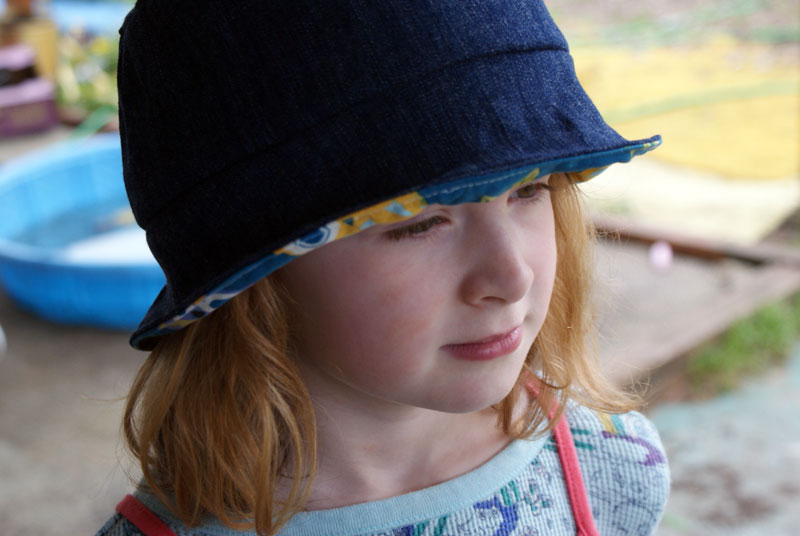 Summer Lovin' Bucket Hat Free Sewing Pattern for children - from Muse of the Morning LLC
