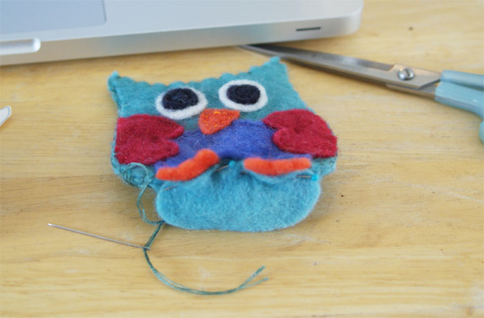 Wise Mr. Owl - a free felt sewing pattern from Muse of the Morning