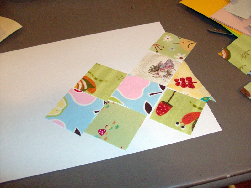 Patchwork Greeting Cards Tutorial from Muse of the Morning
