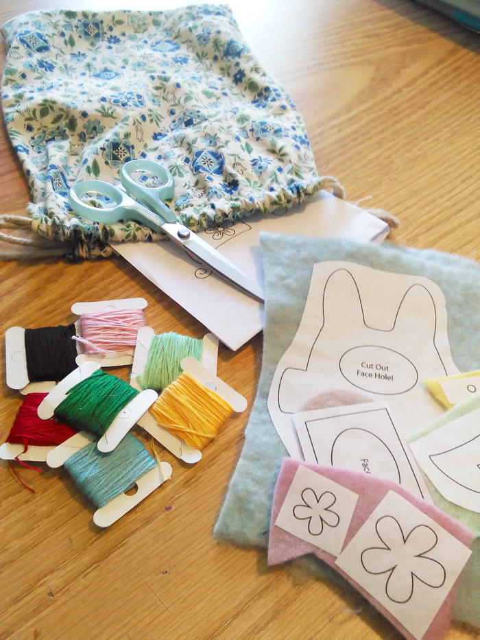 How to organize your many felt and embroidery projects - a post from Muse of the Morning