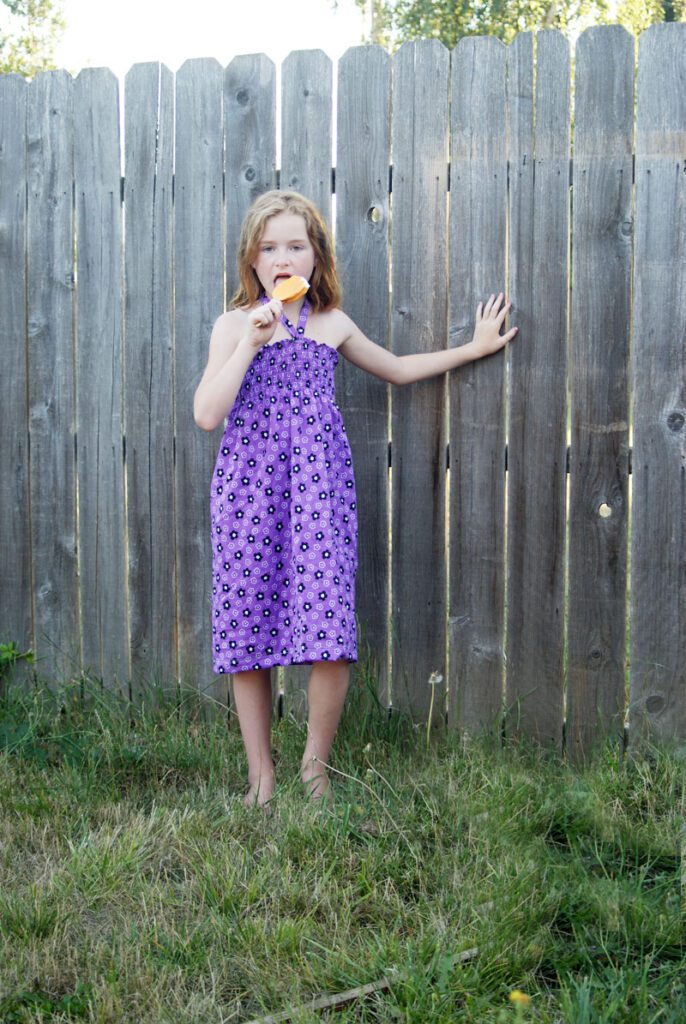 Sew a super easy and quick summer dress with shirring - a tutorial from Muse of the Morning