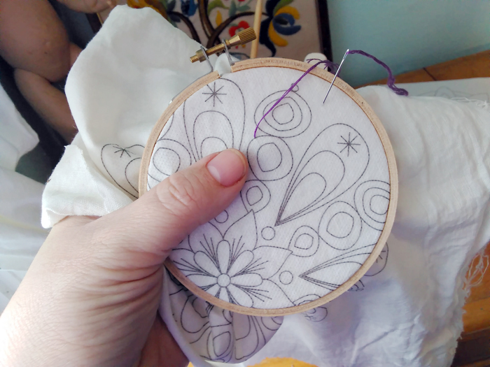 How to use Sulky Fabri-Solvy for Transferring Embroidery Patterns - a tutorial from Muse of the Morning