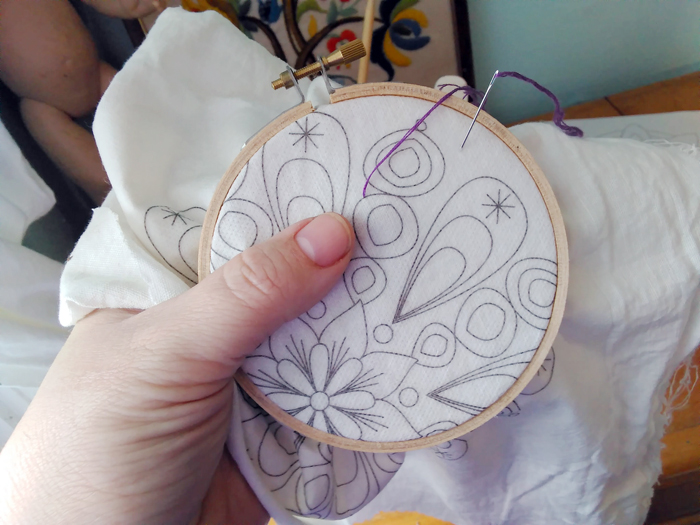 Transferring your embroidery pattern using Sulky Sticky Fabri Solvy –  Bustle & Sew