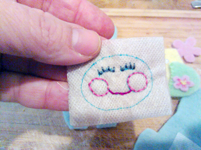 How to use Sulky Stick and Stitch with felt - a tutorial from Muse of the Morning