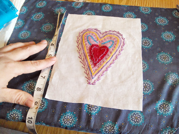 Turn your embroidery into a wall hanging - a tutorial from Muse of the Morning