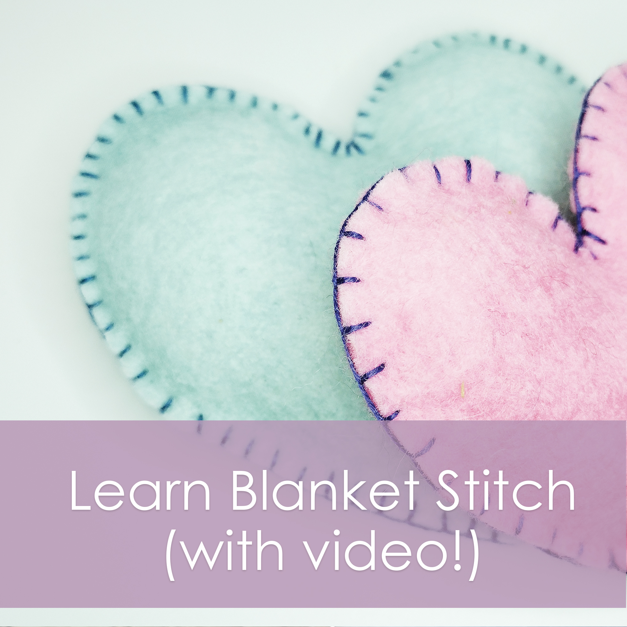 Learn how to do a blanket stitch with Chrissy from Muse of the Morning - how to start and to end the thread, how to go around corners and curves, and how to hide your knot!