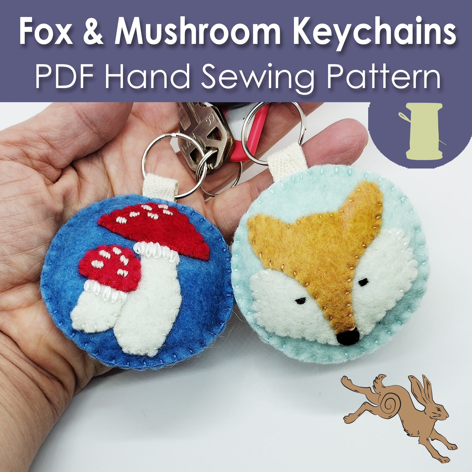 DIY Felt Fox Purse Kids Sewing Craft