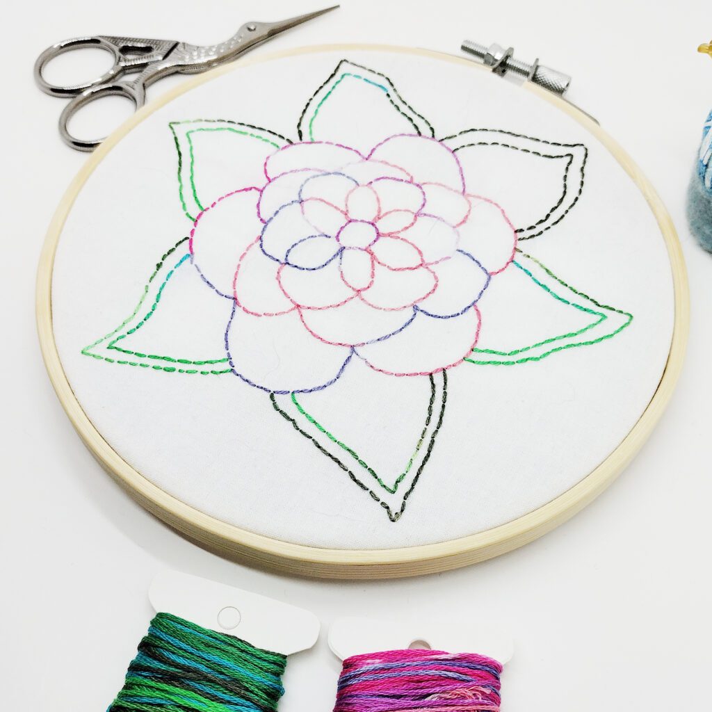 Stitching Bliss: Soul Flower - a free embroidery pattern from Muse of the Morning